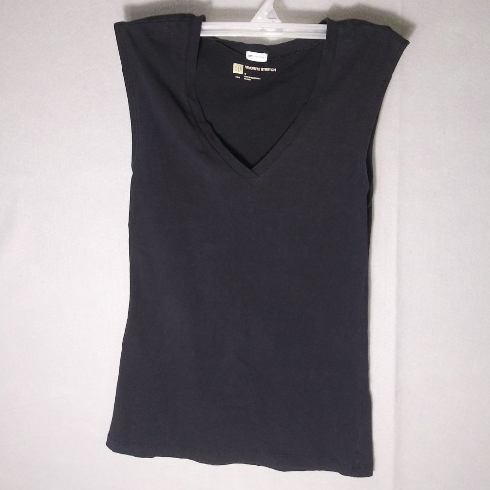 Gap Favorite Stretch Sleeveless V Neck Top Women's Size M